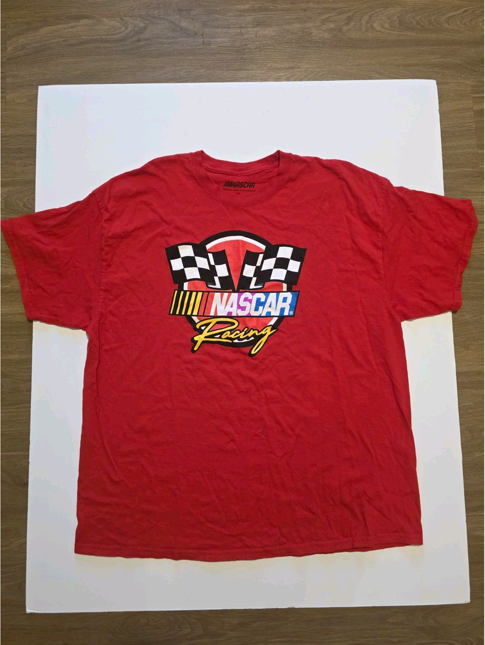 Nascar Mens Tshirt Red 2xl XXL Short Sleeve